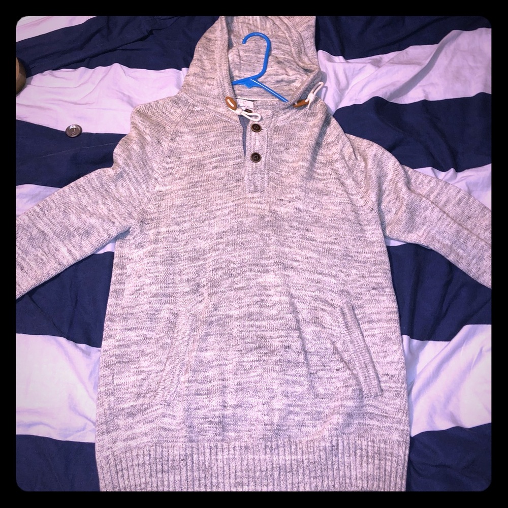 H&M knitted men’s pullover hoodie/sweater